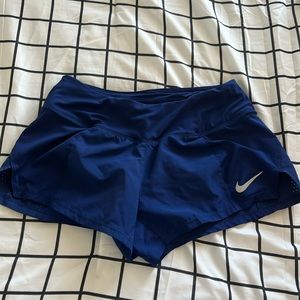 blue nike shorts
